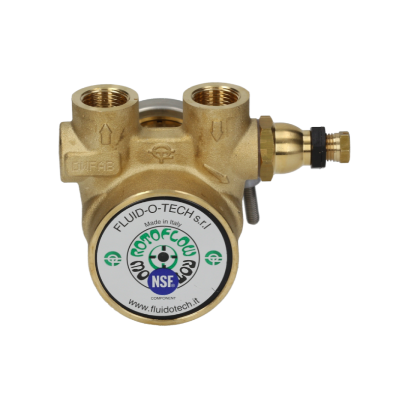 cabezal de bomba PA1504 FLUID-O-TECH L 82mm 150l/h empalme 3/8" GAS con bypass latón cabezal de bomba PA1504 FLUID-O-TECH L 82mm 150l/h empalme 3/8" GAS con bypass latón