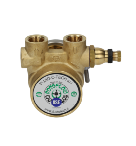 cabezal de bomba PA1504 FLUID-O-TECH L 82mm 150l/h empalme 3/8" GAS con bypass latón