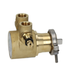 cabezal de bomba PA1504 FLUID-O-TECH L 82mm 150l/h empalme 3/8" GAS con bypass latón cabezal de bomba PA1504 FLUID-O-TECH L 82mm 150l/h empalme 3/8" GAS con bypass latón