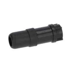 Racor de desagüe rosca 1/8" L 63mm plástico Rancilio