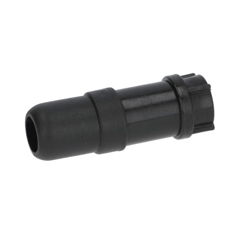 Racor de desagüe rosca 1/8" L 63mm plástico Rancilio