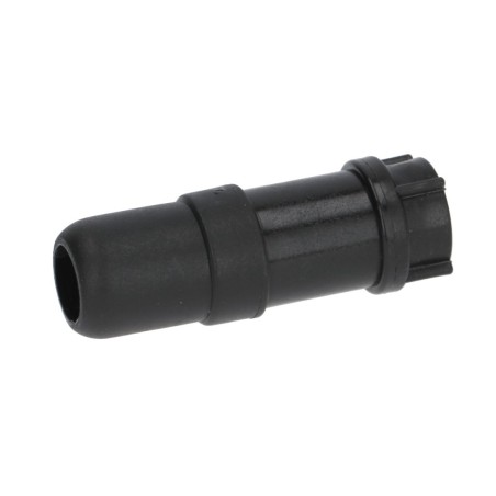 Racor de desagüe rosca 1/8" L 63mm plástico Rancilio