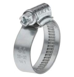 Abrazadera de tubo ø 20-32mm ancho 9mm UE 10 pzs DIN 3017 (10 Unidades)