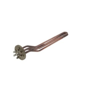 Resistencia 2750/3300W 220/240V espirales 2 montaje ø 42mm dist. del agujero 39mm L 338mm Bezzera