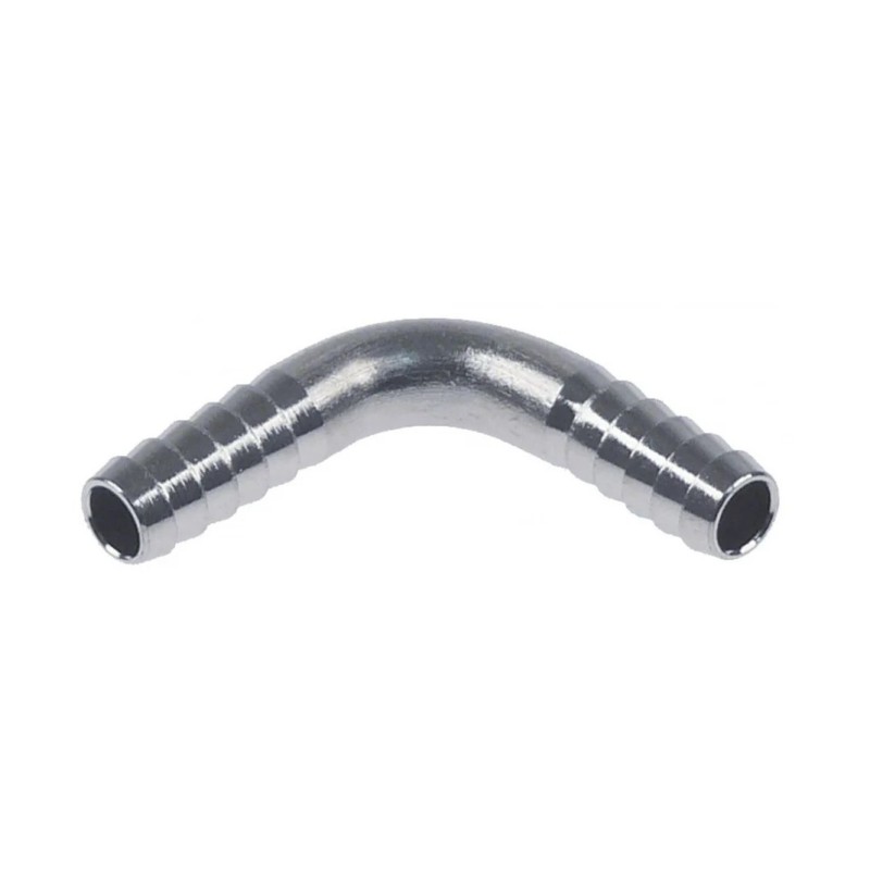 Empalme de tubos inox tubo ø 7-7mm acodado 90°