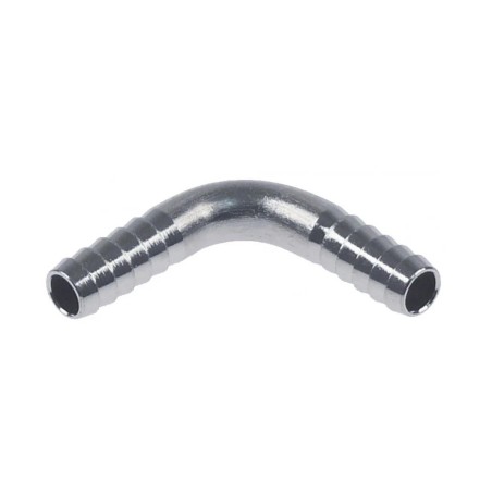 Empalme de tubos inox tubo ø 7-7mm acodado 90°