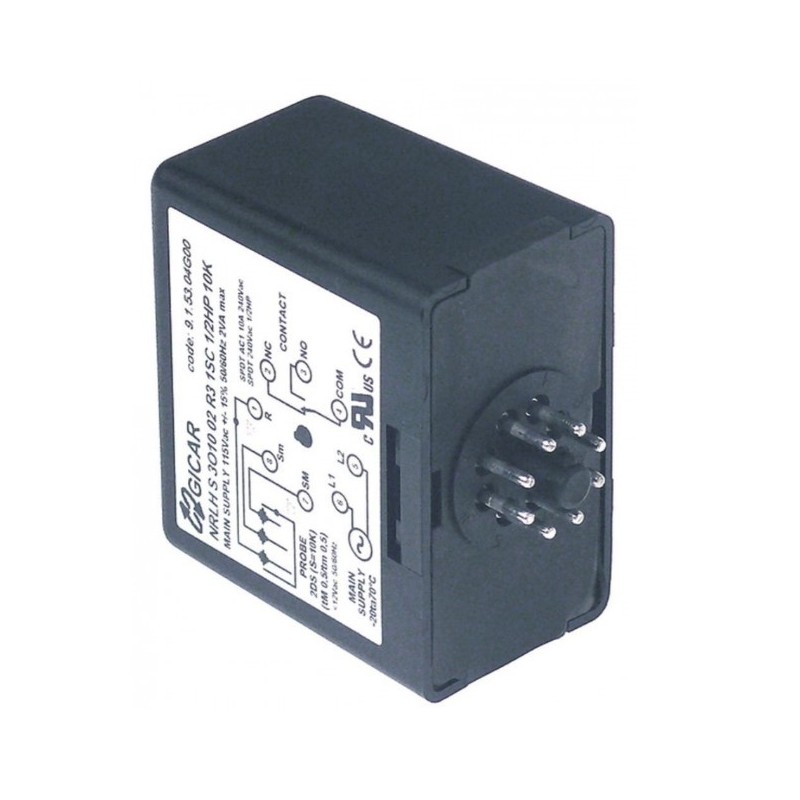 Relé de nivel 1CO 8 polos 115V tensión AC 10A tipo NRLH S 3010 02 R3 1SC
