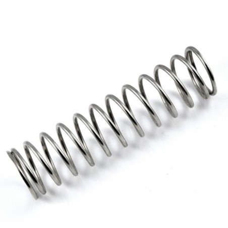 Resorte de compresión ø 20,5mm L 76mm espesor de hilo 1,7mm spirales 7 SPM
