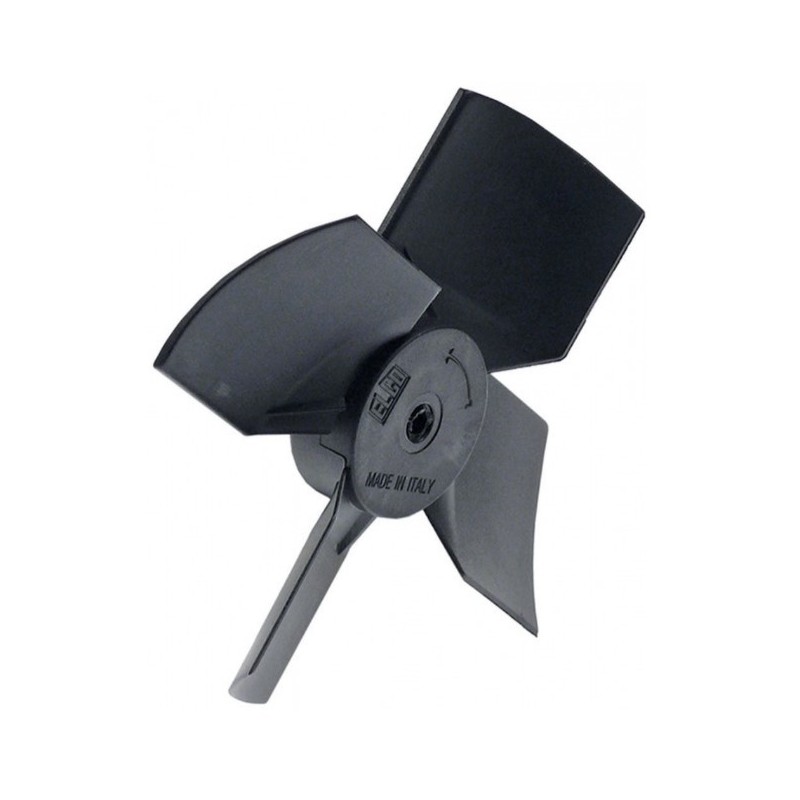 Rodete ventilador soplado ø 100mm inclinación de la pala 30° plástico ELCO