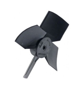 Rodete ventilador soplado ø 100mm inclinación de la pala 30° plástico ELCO