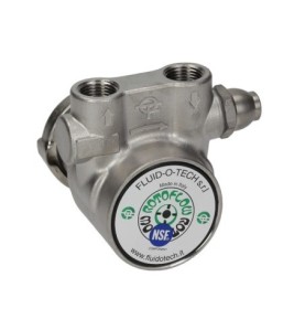 Cabezal de bomba PA311 FLUID-O-TECH L 82mm 300l/h empalme 3/8" GAS con bypass acero inoxidable Fluid-o-Tech