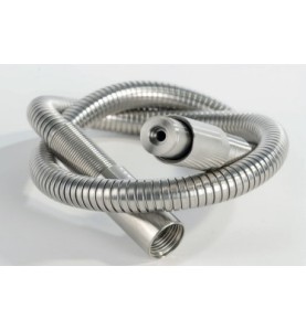 tubo de ducha empalmes 1/2" L 1000mm inox p de trabajo 10bar p de reventamiento 40bar