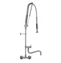 ducha para vajilla INOX con grifo/caño orientable manilla de camapana montura cerámica 3/4"