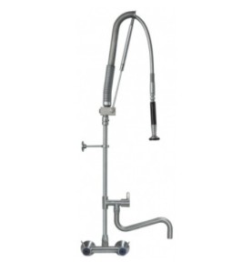 ducha para vajilla INOX con grifo/caño orientable manilla de camapana montura cerámica 3/4"