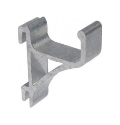 Soporte de bandeja L 25,5mm An 9mm H 32,5mm aluminio Horeca