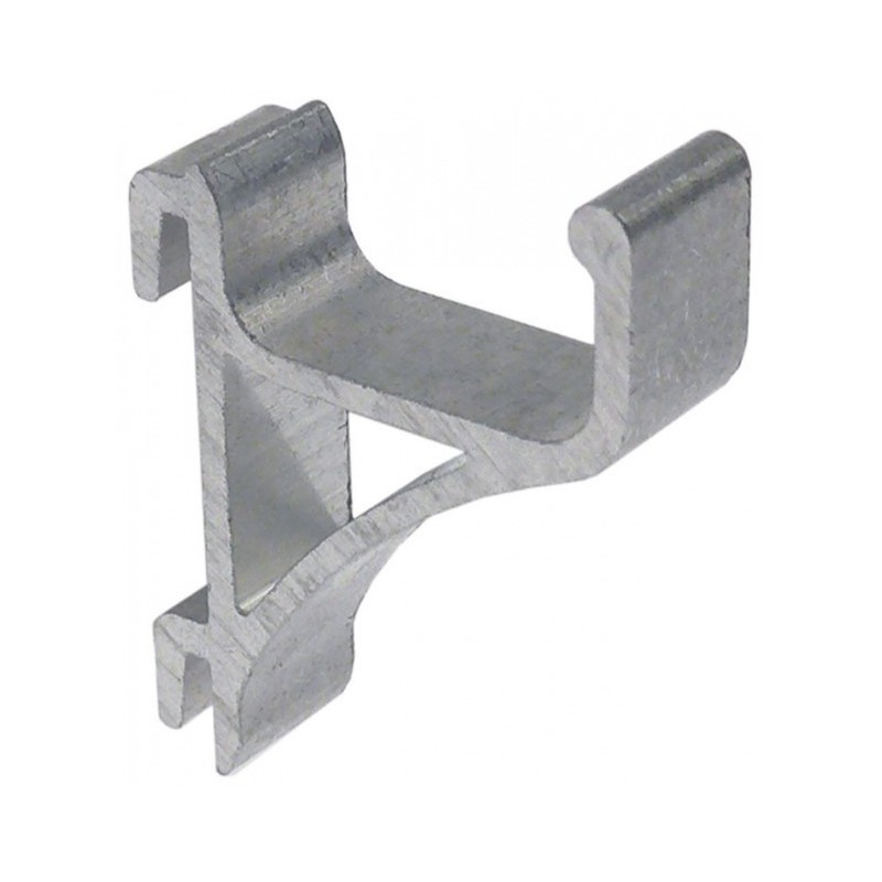 Soporte de bandeja L 25,5mm An 9mm H 32,5mm aluminio Horeca