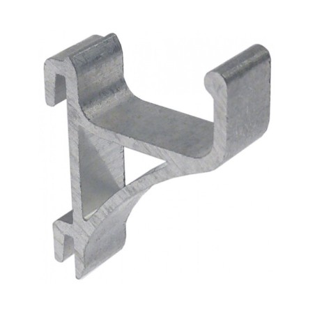 Soporte de bandeja L 25,5mm An 9mm H 32,5mm aluminio Horeca