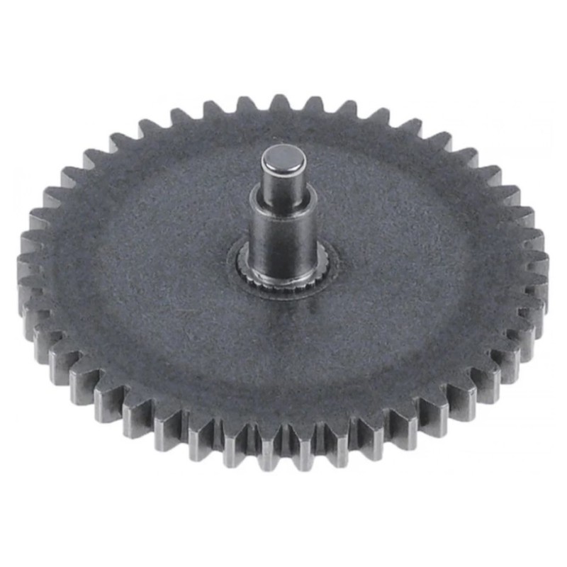 Rueda dentada tercera marcha ø 46,6mm eje ø 6/4mm dientes 45 ancho de diente 2mm An 4mm Ugolini
