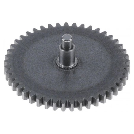 Rueda dentada tercera marcha ø 46,6mm eje ø 6/4mm dientes 45 ancho de diente 2mm An 4mm Ugolini