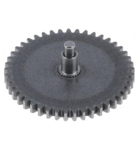 Rueda dentada tercera marcha ø 46,6mm eje ø 6/4mm dientes 45 ancho de diente 2mm An 4mm Ugolini