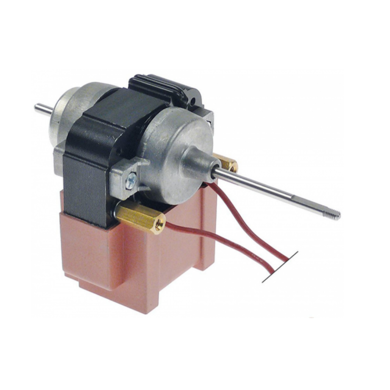 Motor de ventilador 220-240V 50Hz 5W eje ø 4mm L 140mm An 65mm H 76mm