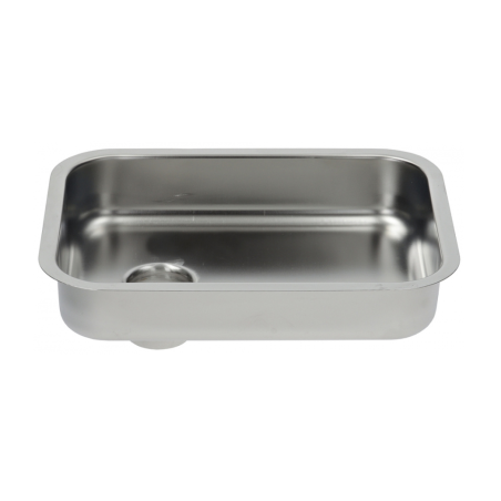 Bandeja de tolva acero inoxidable tubo llenado central L 320 mm An 245 mm H 60 mm
