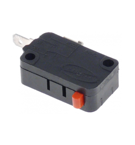Microinterruptor con varilla 250V 16A 1NO empalme conector Faston 4,8mm
