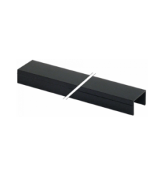 Carril de guía junta L 1370mm An 36mm H 23mm plástico negro