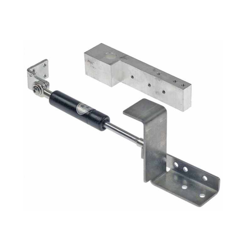 Resorte de gas derecho 80N D1 ø 6mm D2 ø 15mm L 162mm