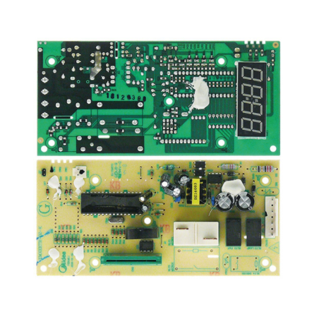 Placa de display para microondas GMW1125 L 165mm An 78mm para Metro/Makro display 4 dígitos