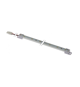 Barra de LED L 1200mm An 12mm H 7mm 12VDC blanco número de lámparas 36 longitud del cable 100mm
