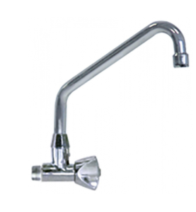 Grifo orientable montura cierre goma 1/2" longitud salida 200mm altura salida 180mm