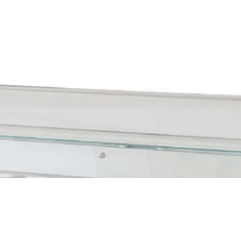 Cristal Frontal Vitrina 2 Pisos Top 6 BAND.| Comersa