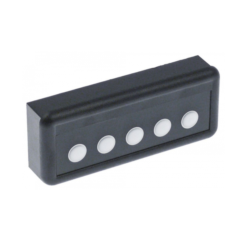 Unidad de teclado aparatos de café tazas 5 negro tipo 9.9.07.03G L 116mm An 44mm GICAR