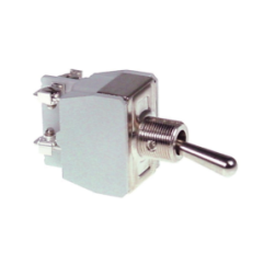 Interruptor de palanca rosca M12x0,75 2NO 250V 15A ON-OFF atornillado Braher
