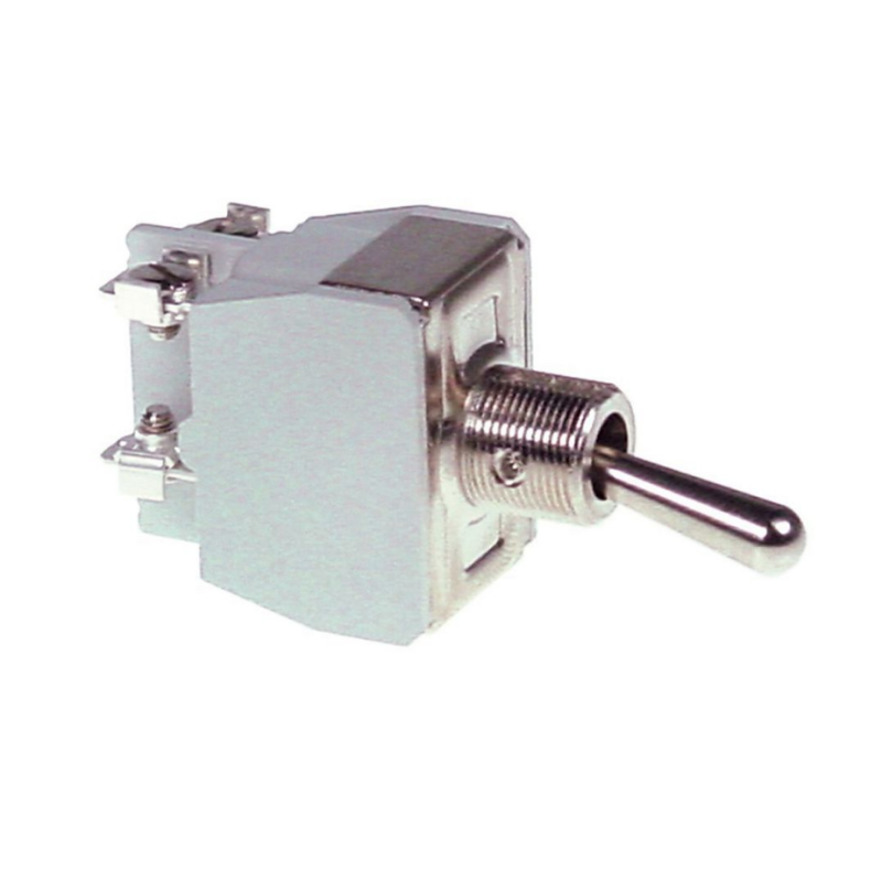 Interruptor de palanca rosca M12x0,75 2NO 250V 15A ON-OFF atornillado Braher