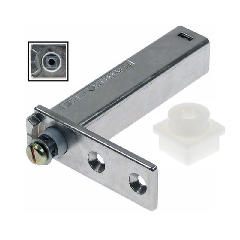 Bisagra a resorte serie 176 pos. de montaje izquierdo/derecho L 75mm An 25,6mm Bisagra a resorte serie 176 pos. de montaje izquierdo/derecho L 75mm An 25,6mm