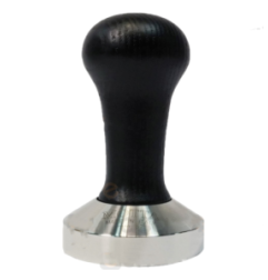 Tamper madera negro base plana Ø53mm