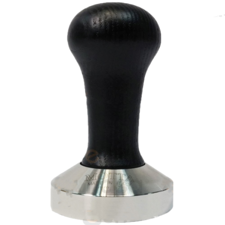 Tamper Madera Negro Base Plana Ø53mm