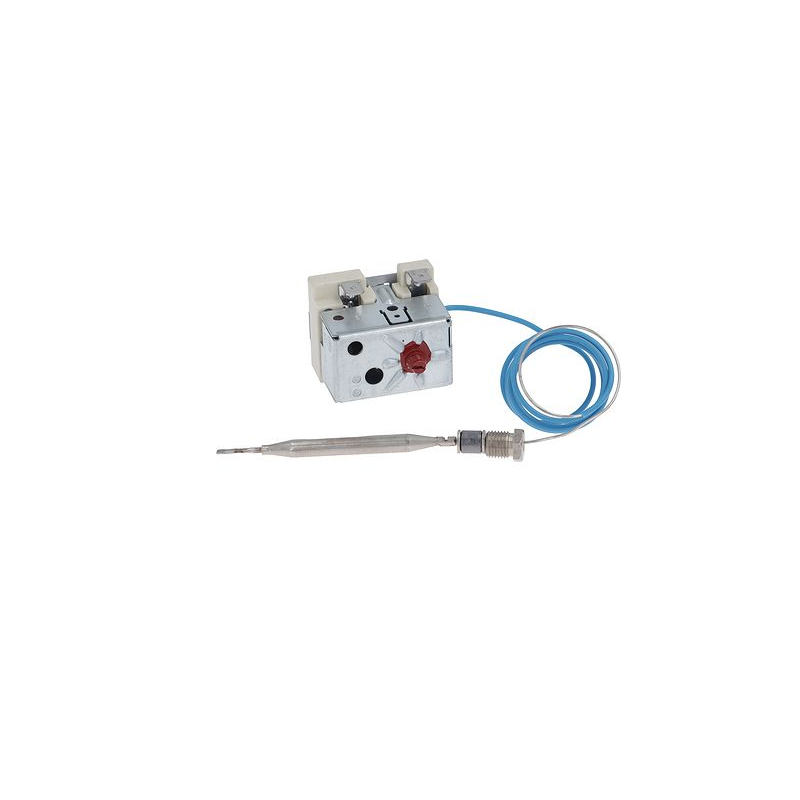 Termostato de seguridad temp. desconexión 225°C 1 polos 1NC 0,5A sonda ø 6mm sonda L 77mm
