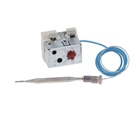 Termostato de seguridad temp. desconexión 225°C 1 polos 1NC 0,5A sonda ø 6mm sonda L 77mm