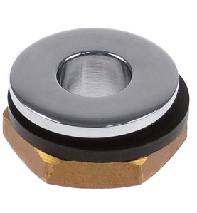 Pileta de desagüe medida 1/2" altura total 16mm