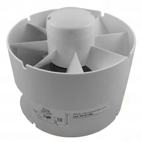 Ventilador tubular 230v 50hz 280m³/h