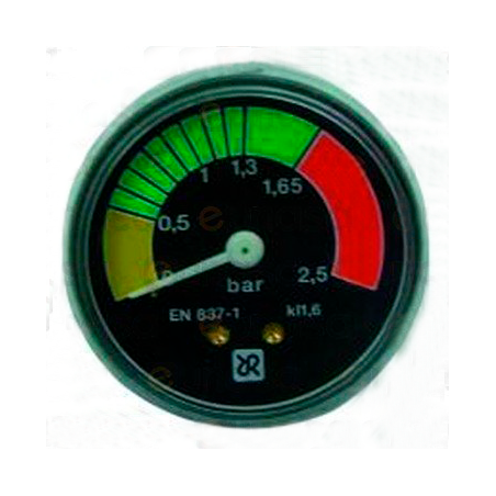 Manometro 2.5KG 1/4 Ø57mm Plastico
