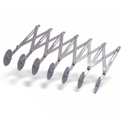 Cuchilla corta pastas extensible de 7 ruedas