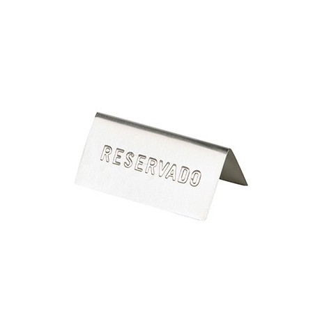 Placa reservado de sobremesa 50x100mm inglÉs