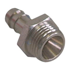 Racor portagoma 1/4" macho Ø9mm 35mm