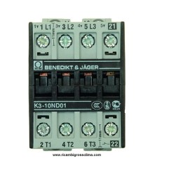 Contactor 230v 32a 3no/1no
